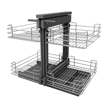 VADANIA Blind Corner Pull Out Organizer for 36" Cabinet, Soft Close