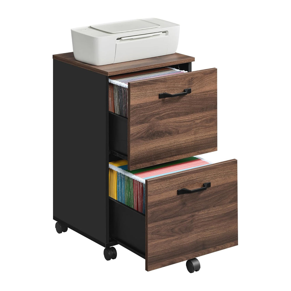 VASAGLE 2-Drawer File Cabinet, Small Rolling Filing Cabinet