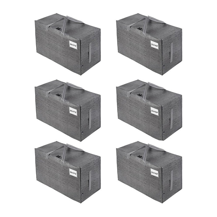 VENO 6 Pack Moving and Storage Bags, Heavy Duty, Alternative to Moving Boxes