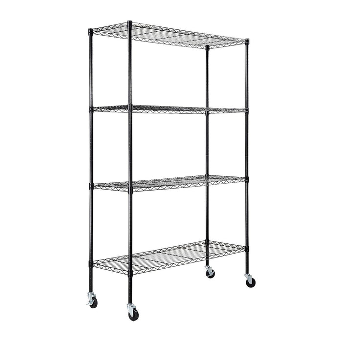 VEVOR Storage Shelving Unit, 4-Tier Adjustable Storage Shelves, Metal Shelves