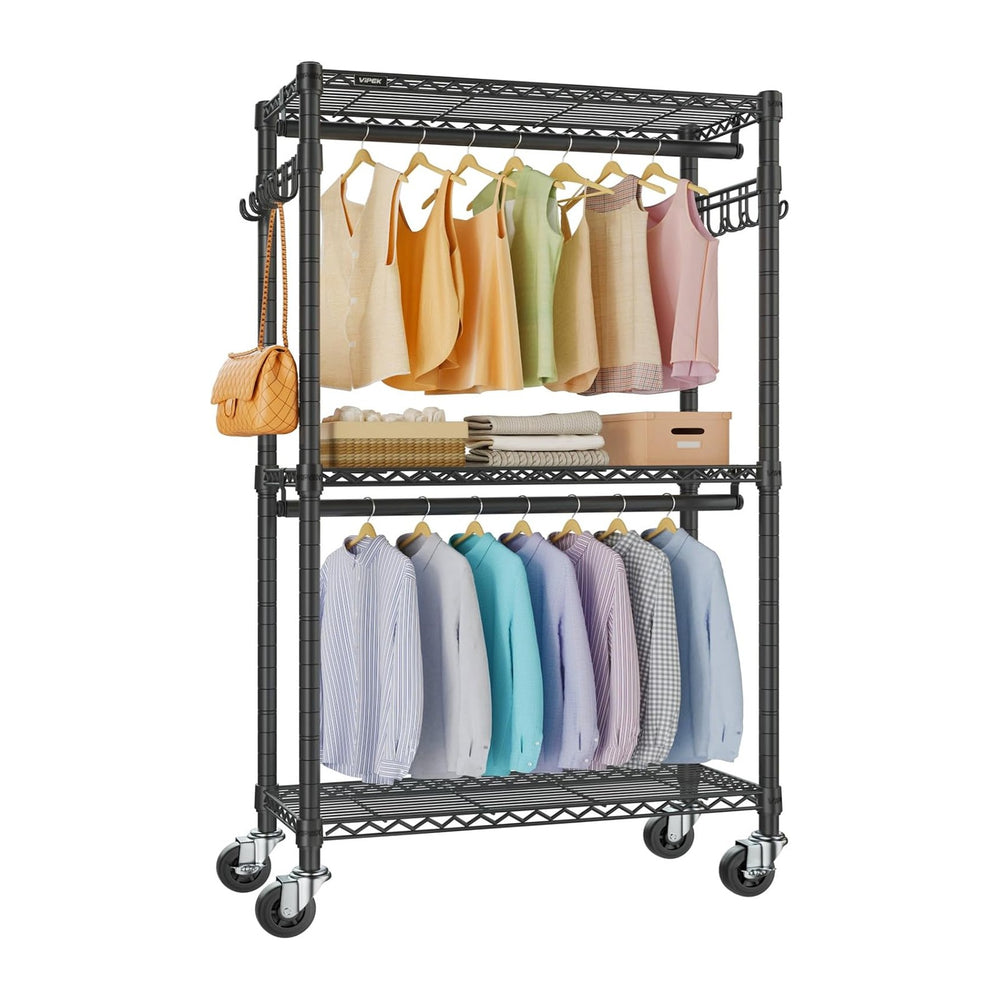VIPEK R2 Medium Clothes Rack for Hanging Clothes Rolling Portable Closet