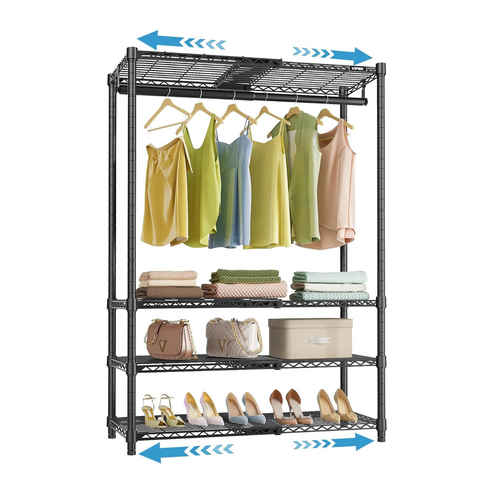 VIPEK X10 Heavy Duty Clothes Rack, Expandable Metal Clothing Racks for Hangin...