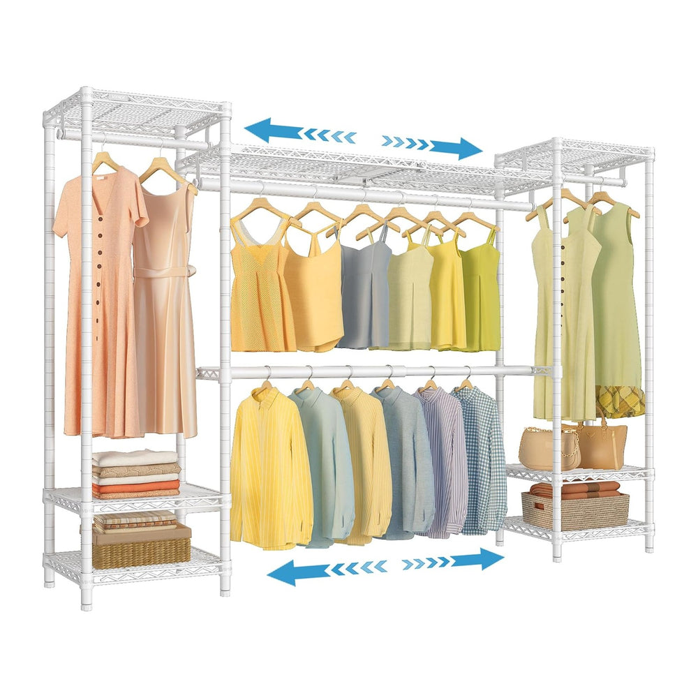 VIPEK X30 Expandable Clothes Rack Adjustable from 5' to 6'11", 9...