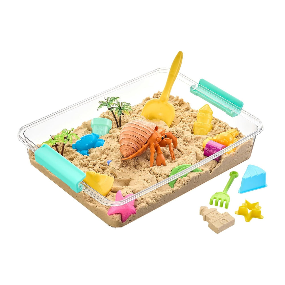 Vtopmart 8 Pack 6 Qt Plastic Storage Bins with Lids, Clear Sensory Bins