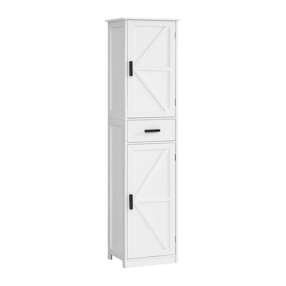 WEENFON Tall Bathroom Cabinet, Storage Cabinet with 6 Shelves & Drawer, B...
