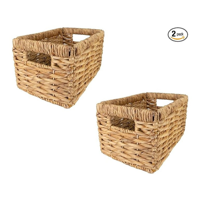 Wicker Basket For Shelves, Baskets for Organizing, Woven Storage Basket
