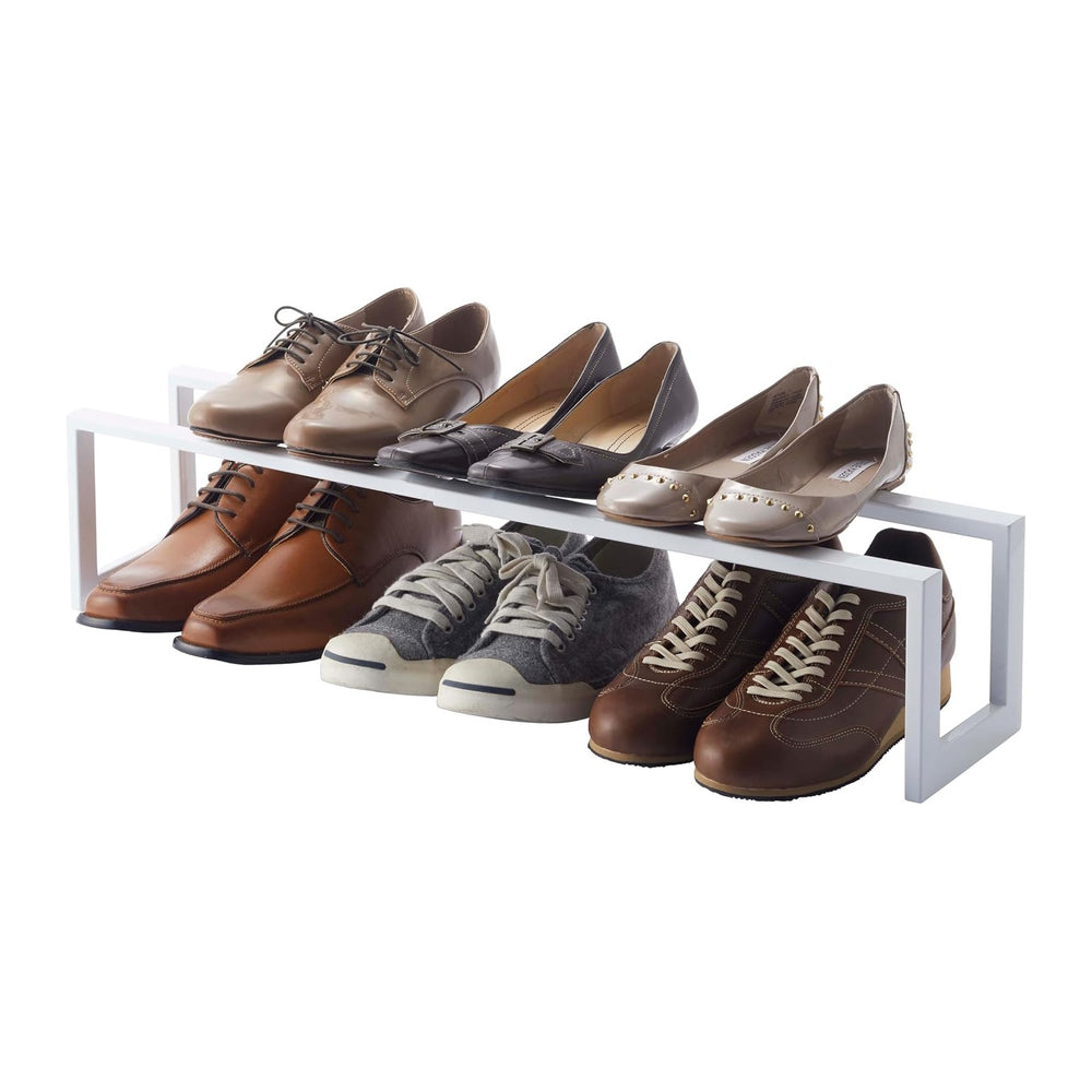 YAMAZAKI Home Line Expanding Shoe Rack, Metal, Adjustable - Single, 6" -...