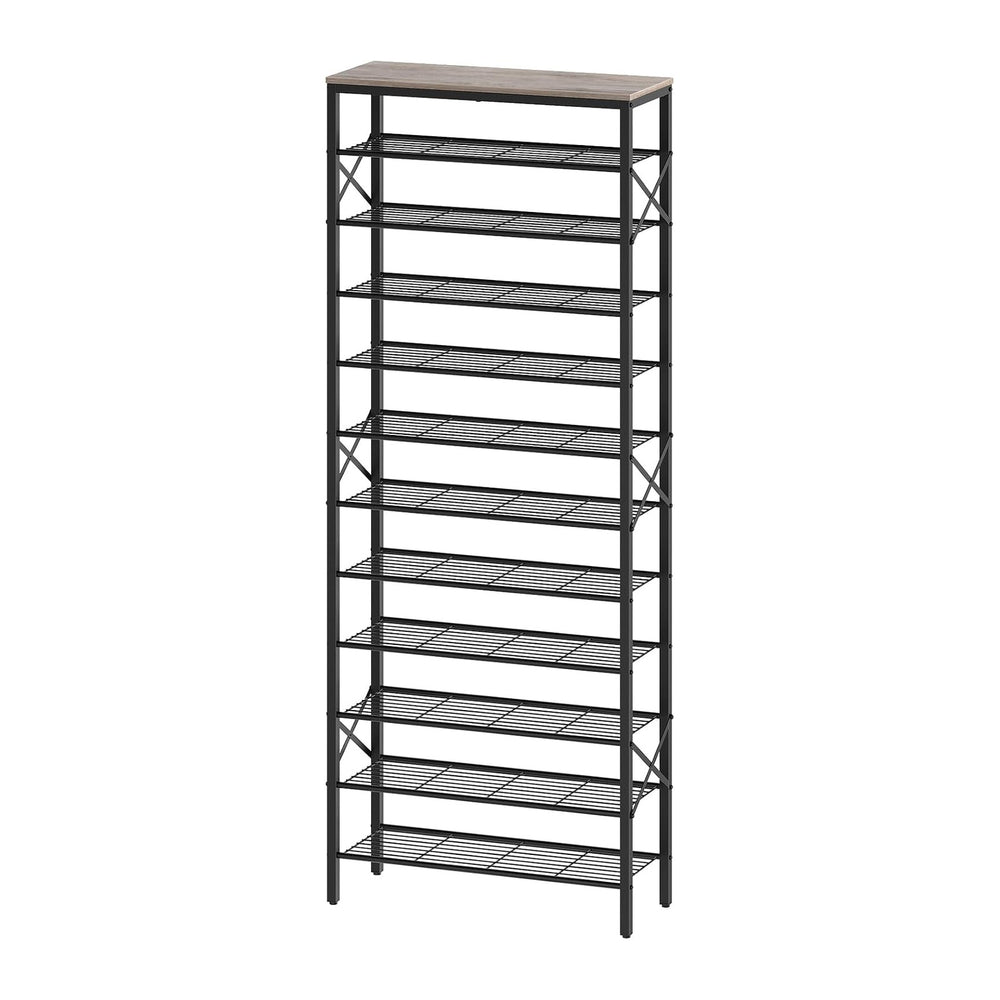 YATINEY 12 Tier Shoe Rack, Large Capacity Shoe Storage Organizer Holds 48 Pai...