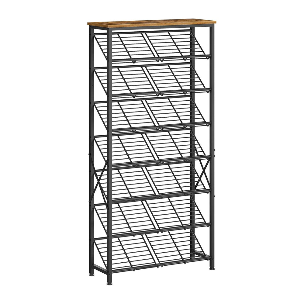 YATINEY 8-Tier Tall Shoes Rack, Slim Shoe Organizer for Entryway, Large-Capac...