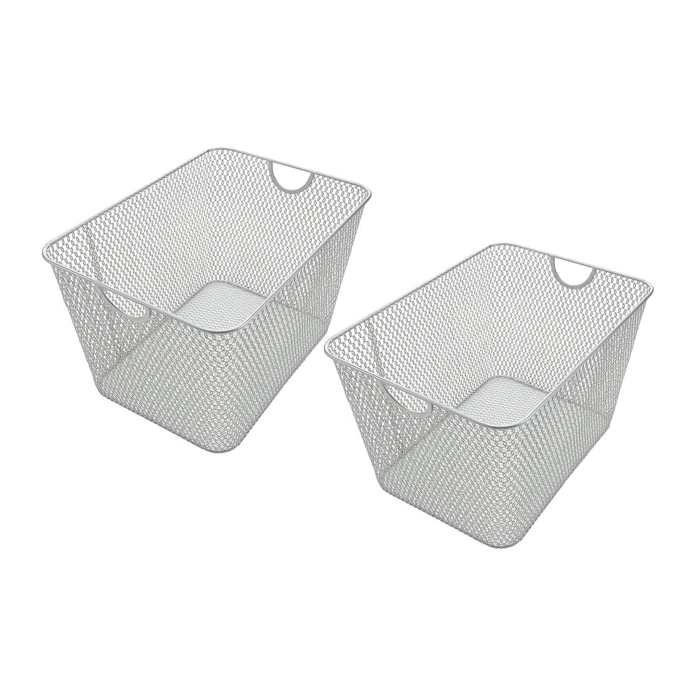 YBM HOME Wire Storage Baskets for Shelves, Cabinets, Pantry, Countertop, Open...