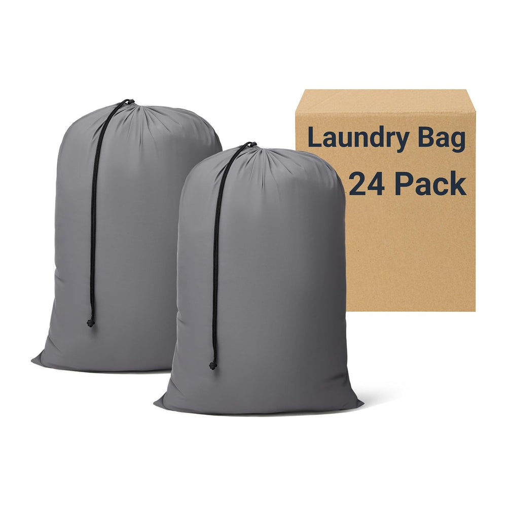 ZPECC Bulk Travel Laundry Bag,Extra Large Heavy Duty Laundry Bags 24 Pack,Was...